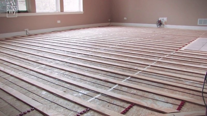Tempzone Radiant Floor Heating Under, How To Install Electric Radiant Floor Heating Under Hardwood
