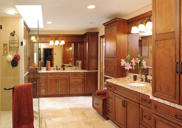 bathroom remodel with WarmlyYours radiant heat