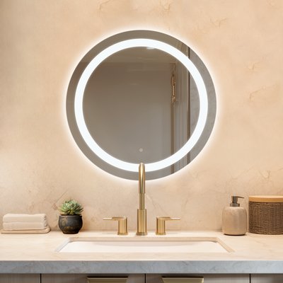 Marilyn 27.5″ Diameter Wall-mounted LED Mirror (MR-27RND-MRL)