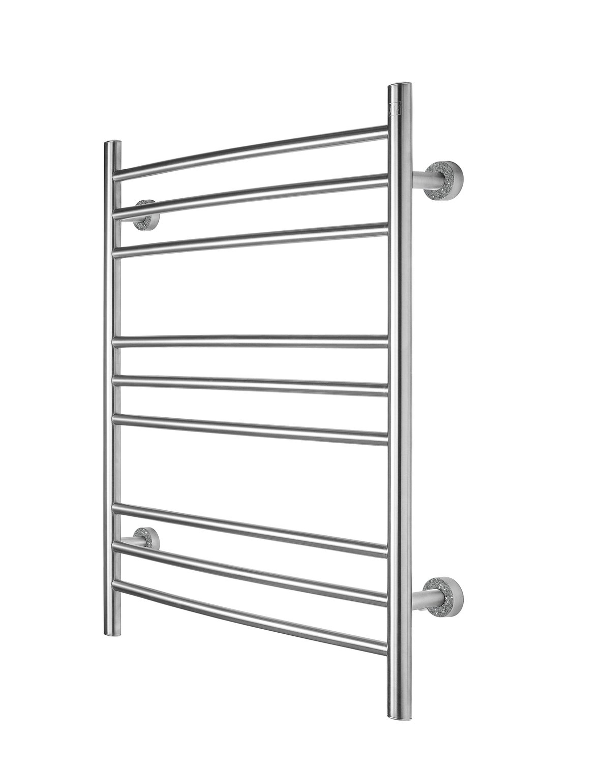 Brushed Towel Warmer Slate Austrian Crystals