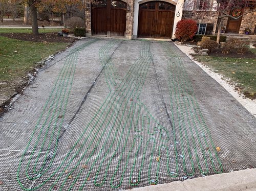 Heated driveway smart install with pavers (29)