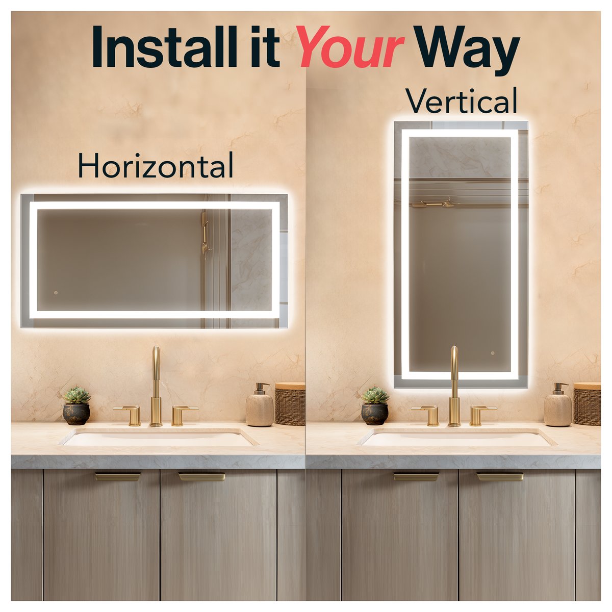 Audrey 24x48 - Hanging Options