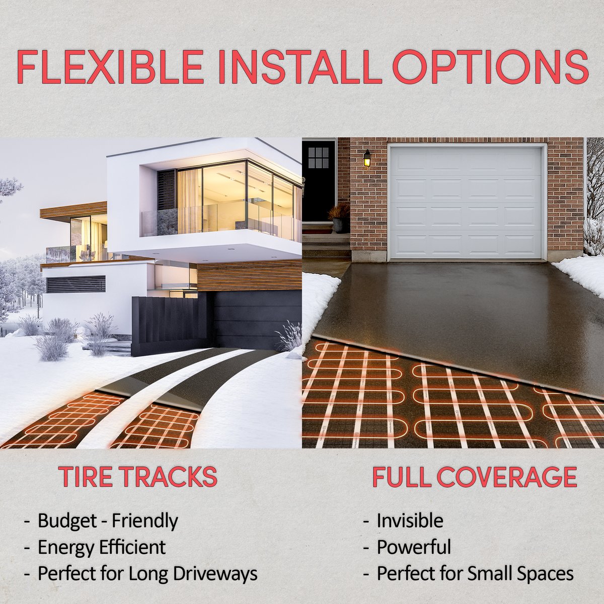 Amazon Snow Melt Image Mat covereage