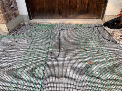 Heated driveway smart install with pavers (30)