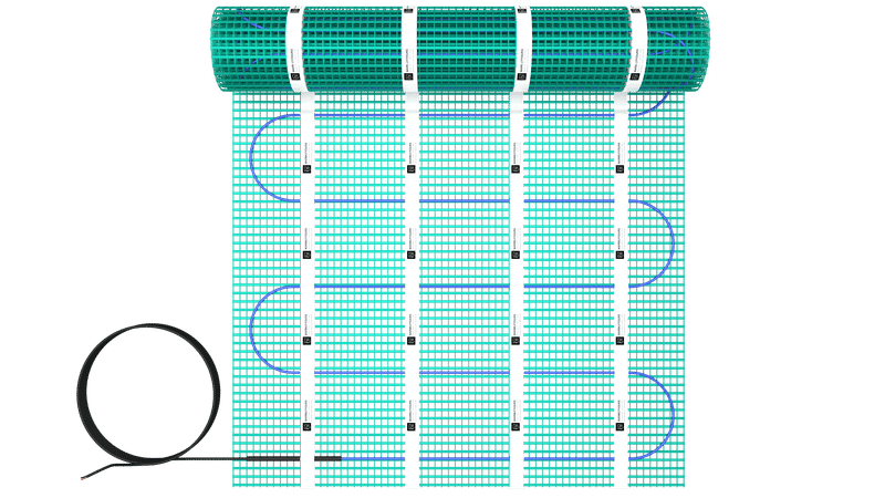 2 and 3 Foot Wide TempZone Easy Mat Product Shot Bird's Eye View