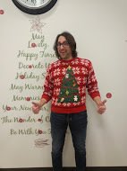 WarmlyYours Ugly Sweater Contest first runner-up, Pablo Gammeri.