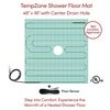 TempZone Shower Floor Mat 48x48 center drain