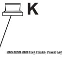 Plug, Plastic, Power Leg