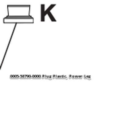 Plug, Plastic, Power Leg