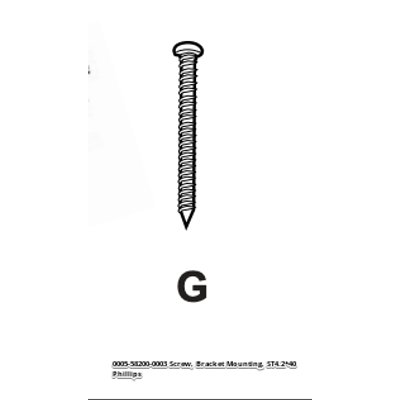 Screw, Bracket Mounting, ST4.2*40, Phillips