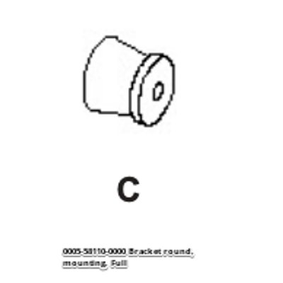 Bracket, Round, Mounting, Full