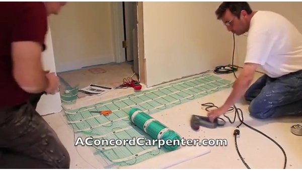A Concord Carpenter Installs TempZone™ Flex Roll Twin Conductor