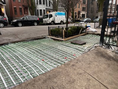 Urbane Home Heated Driveway Apron in Chicago