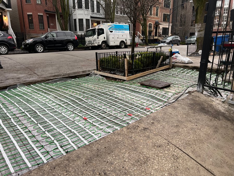 Urbane Home Heated Driveway Apron in Chicago