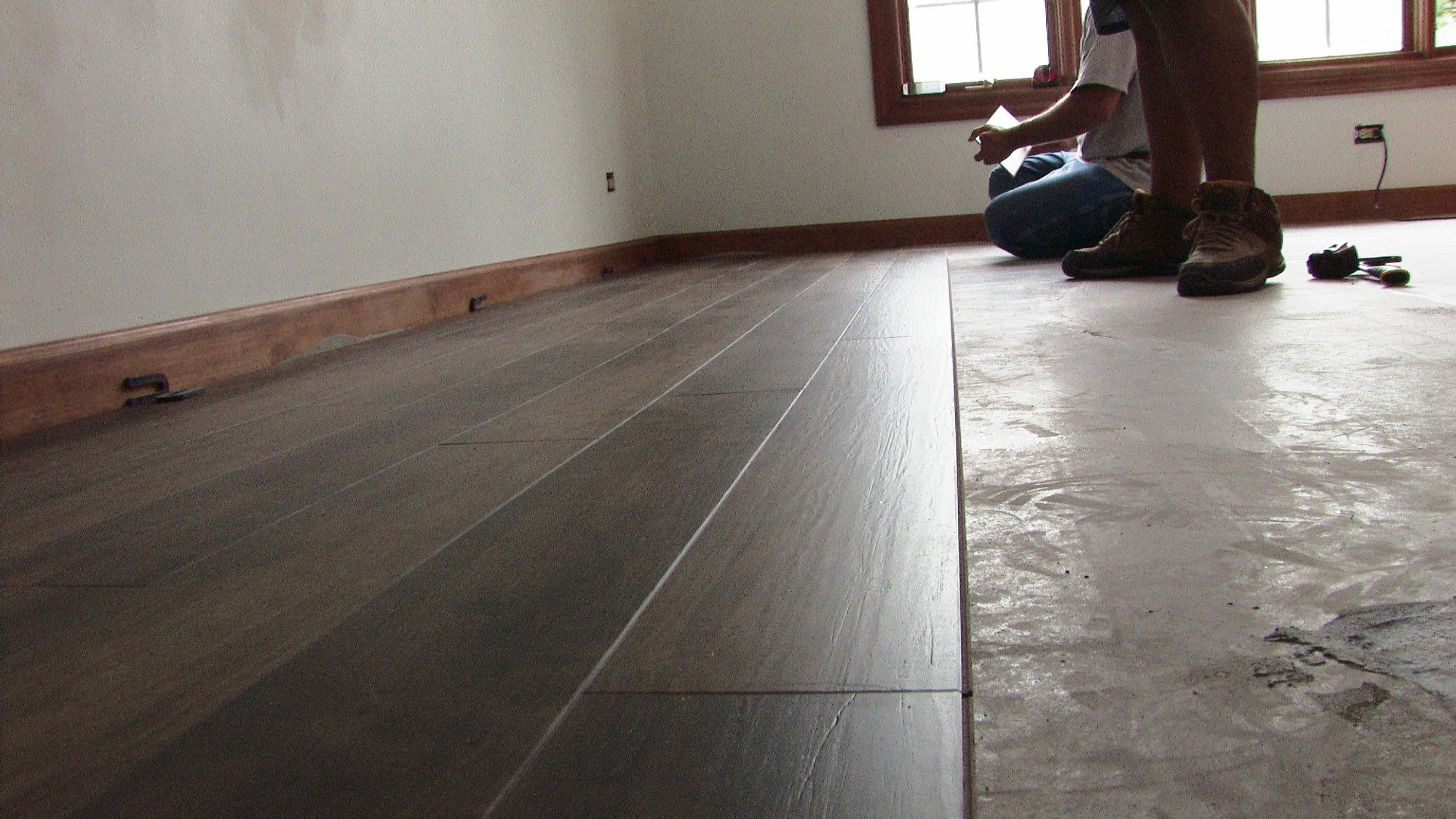 adding lvt to bedroom