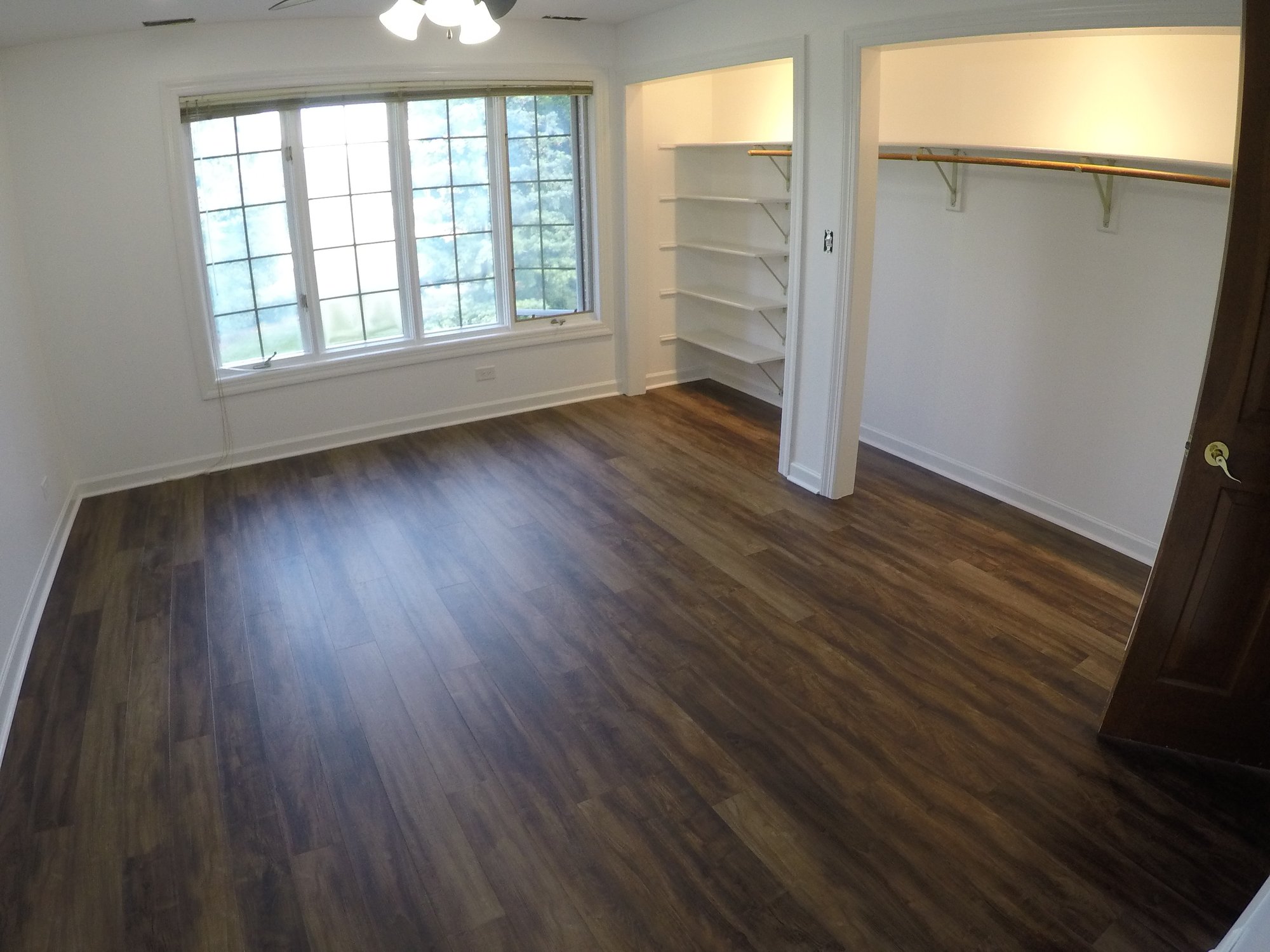 after installing electric floor heating