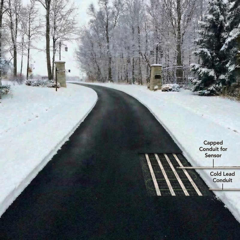 Snow Melt Driveway Full Coverage