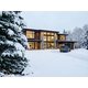 Heated Driveway Melts Snow at Modern Luxury Home