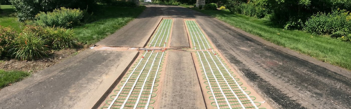 Learn how to install a snow melting system in an existing asphalt driveway.