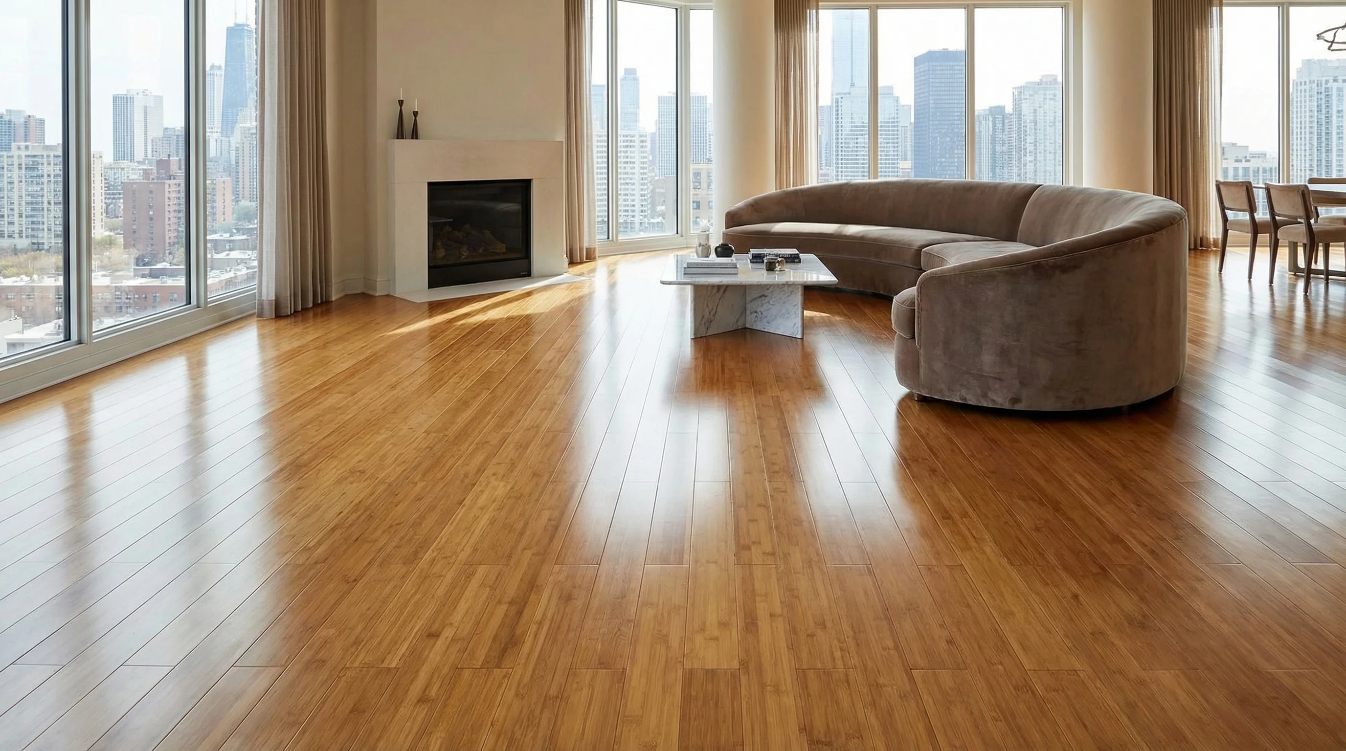 Heated Bamboo Floors