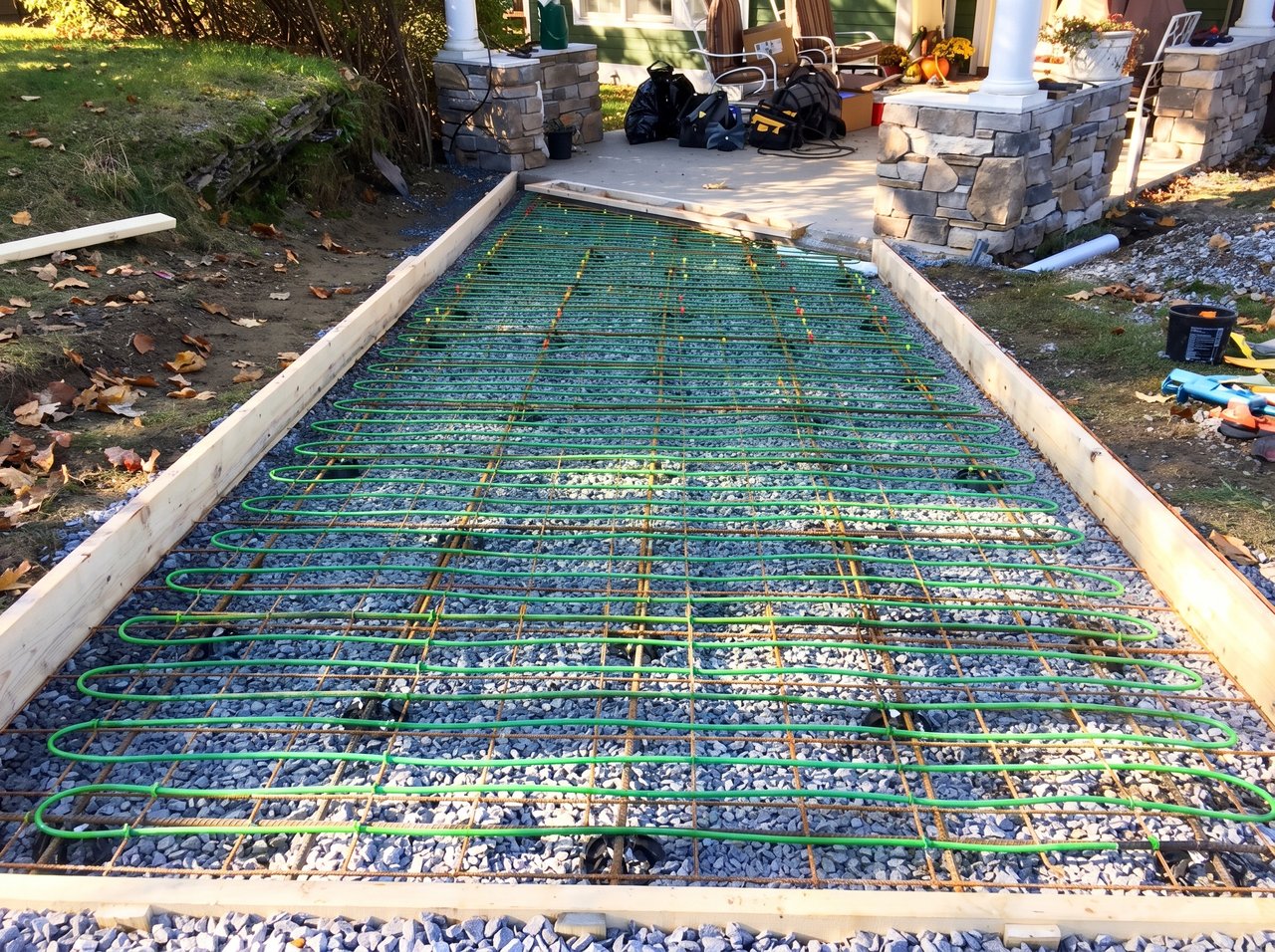 This Vermont Entrance Walkway Clears Itself Before You Wake Up