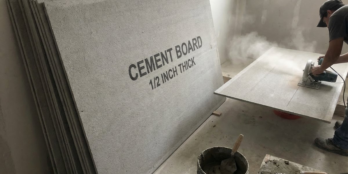 Cement Backer Board for Radiant Floor Heating Installation