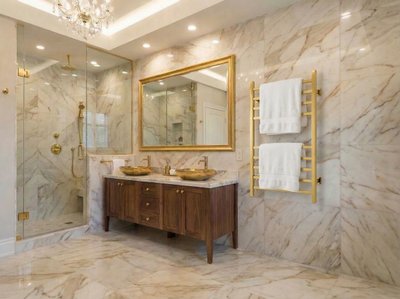 Best Gold Towel Warmers: Brushed & Polished Gold Heated Towel Racks