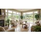 Heated Tile Floor Sunroom for Year Round Comfort