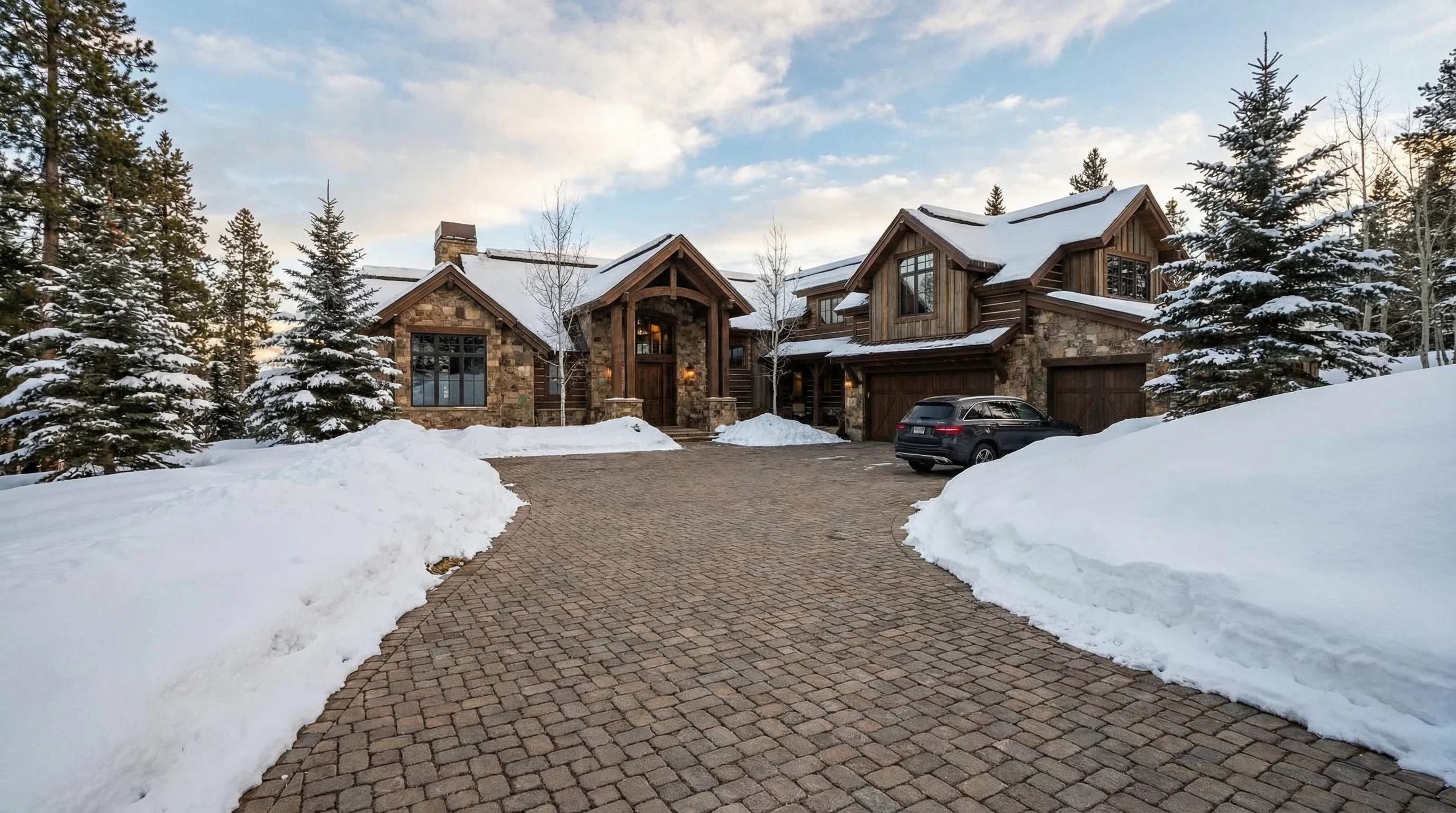 Snow Melting for Pavers & Stone