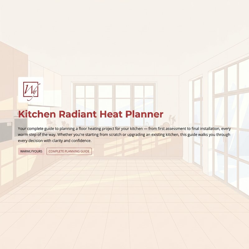 WarmlyYours Floor Heating Kitchen Planner (English)