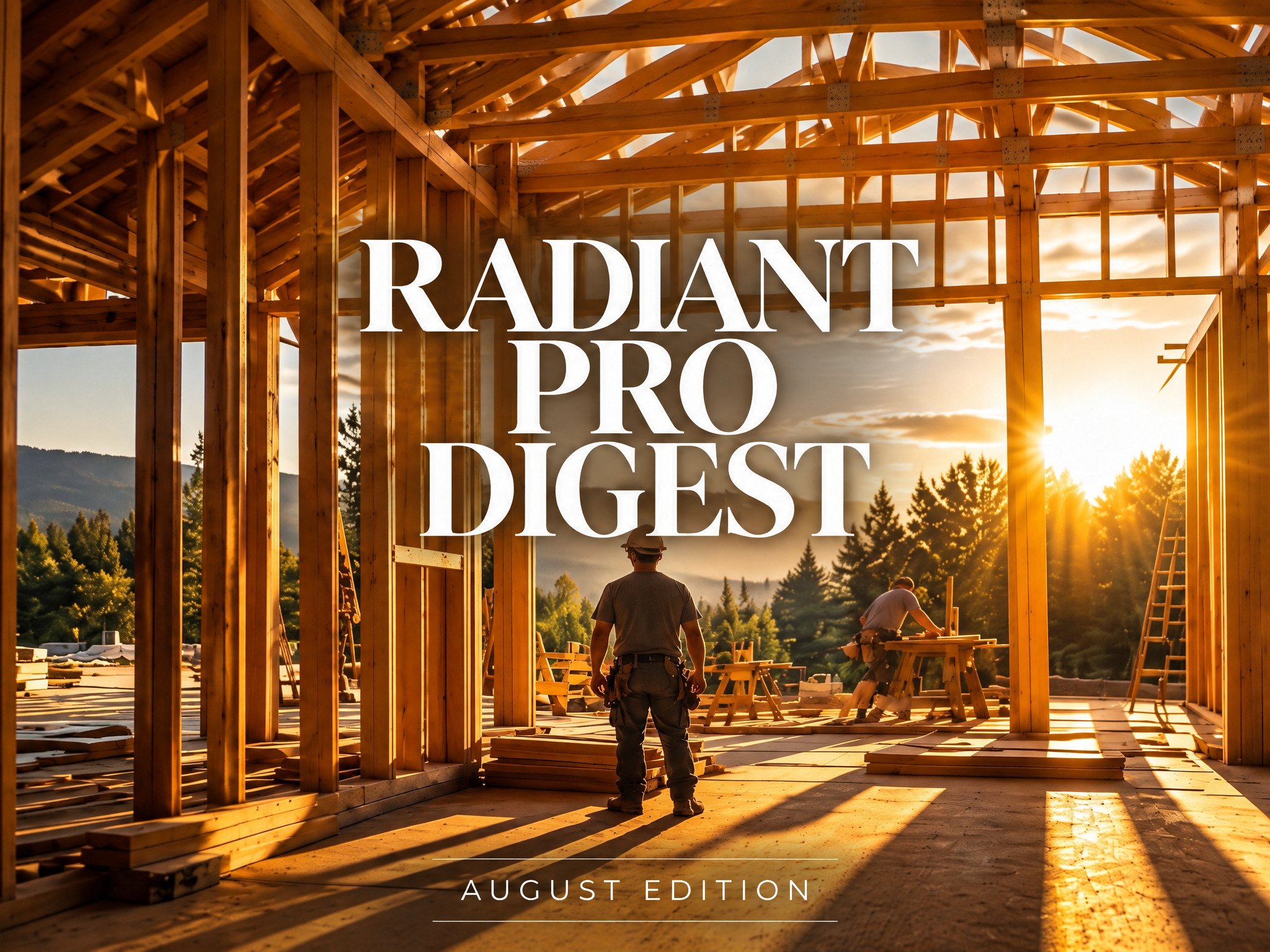 Radiant Floor Heating System Installation In Modern Home Interior
