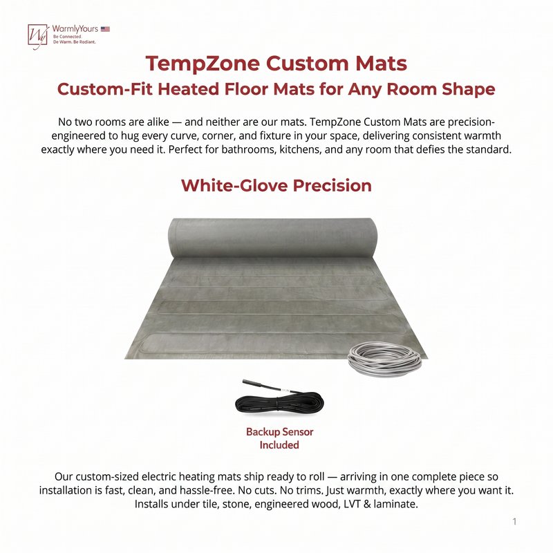 TempZone Custom Mat Sell Sheet - CAN (English)