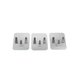 Aluminum 3-prong roof clip (25 per pkg) ET-CL-AL-P25