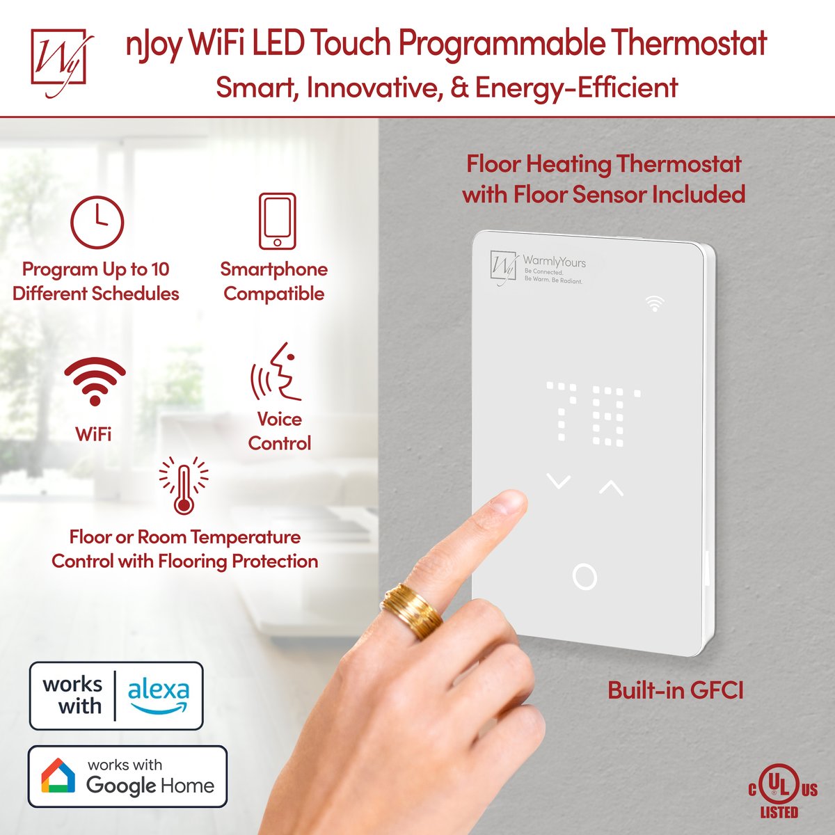 Amazon Carousel Image #3 - nJoy Thermostat Image