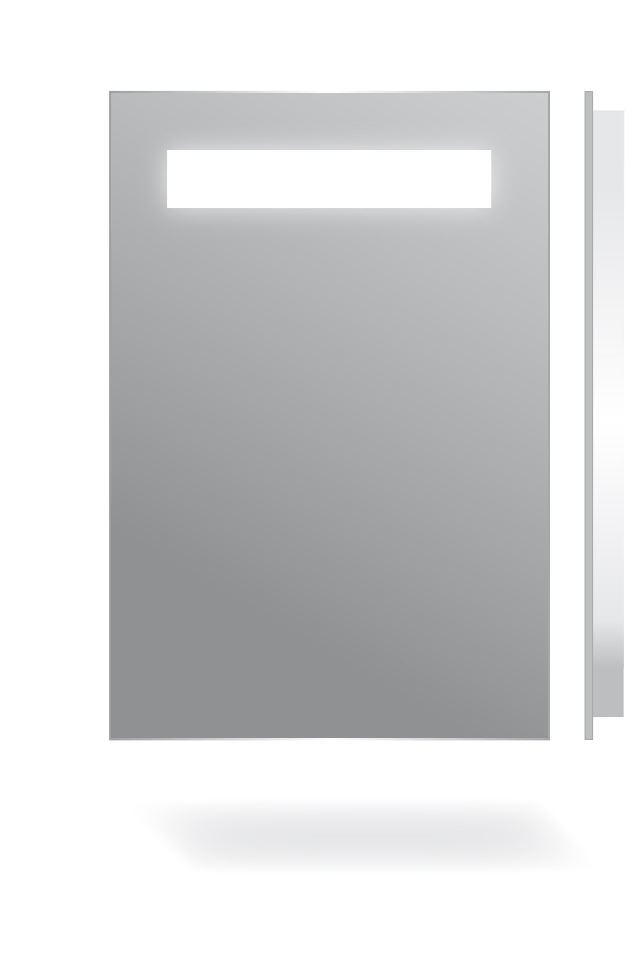 Amy LED Mirror W 24ʺ x H 40ʺ x 1.75ʺ, Warm Yellow - 3000K