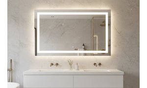 Audrey 40x28 LED Bathroom Mirror with Backlit Lighting