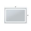 Audrey 40x28 LED Mirror Measurements