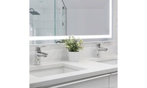 Audrey 48x24 40x28 LED Mirror CLOSE UP