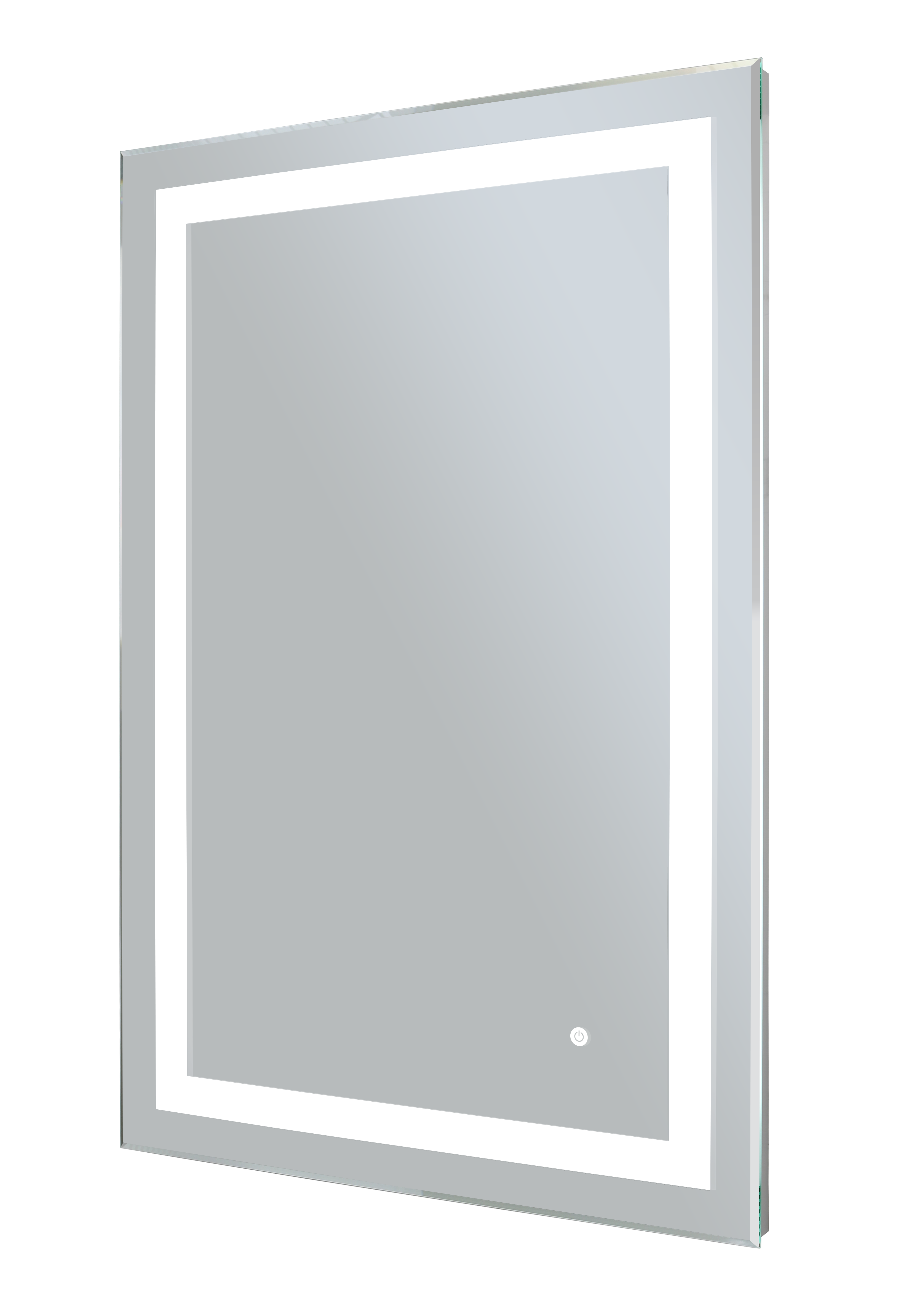 Motif Connect - Rectangular LED Mirror for Bathroom - Warm White Light -  Rectangular