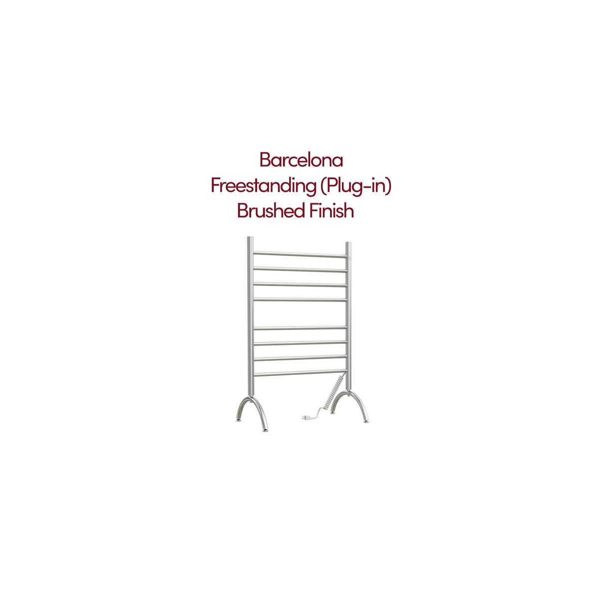 Barcelona Freestanding Towel Warmer: Plug-in Convenience