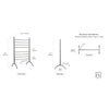 Barcelona Towel Warmer Dimensions