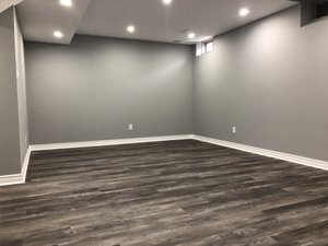 Basement floor heating