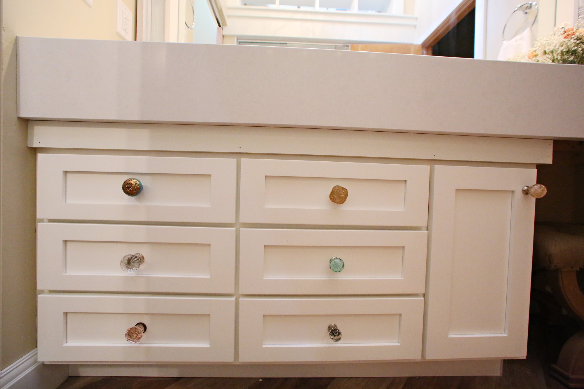 bath crashers tv show remodel vanity storage