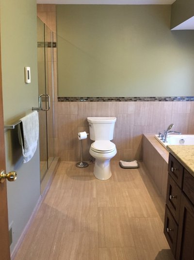 Cozy Tile Toes: A Luxurious Bathroom Floor Warming System in Washington, MI