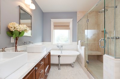 Bathroom Lifestyle Stock Photo