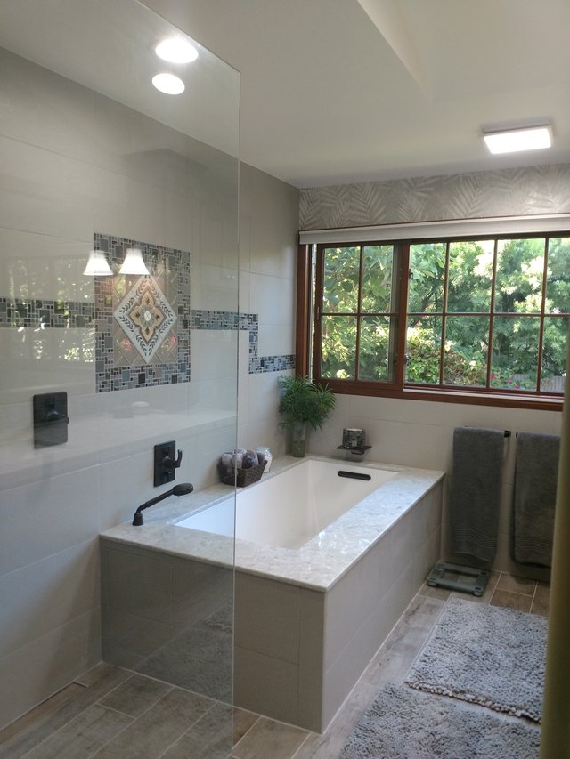 Master Bathroom Showcase in Torrance, CA. 84 sq.ft. WarmlyYours