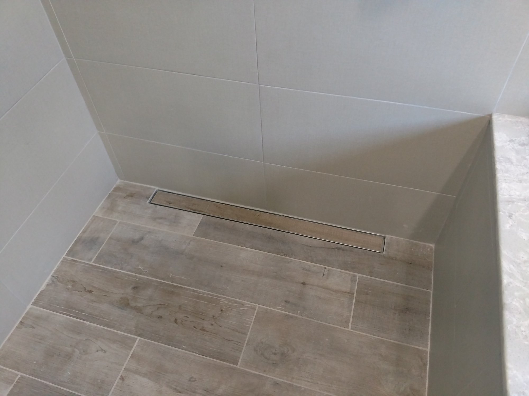Bathroom renovation with radiant floor heating in Shower TORRANCE, CA