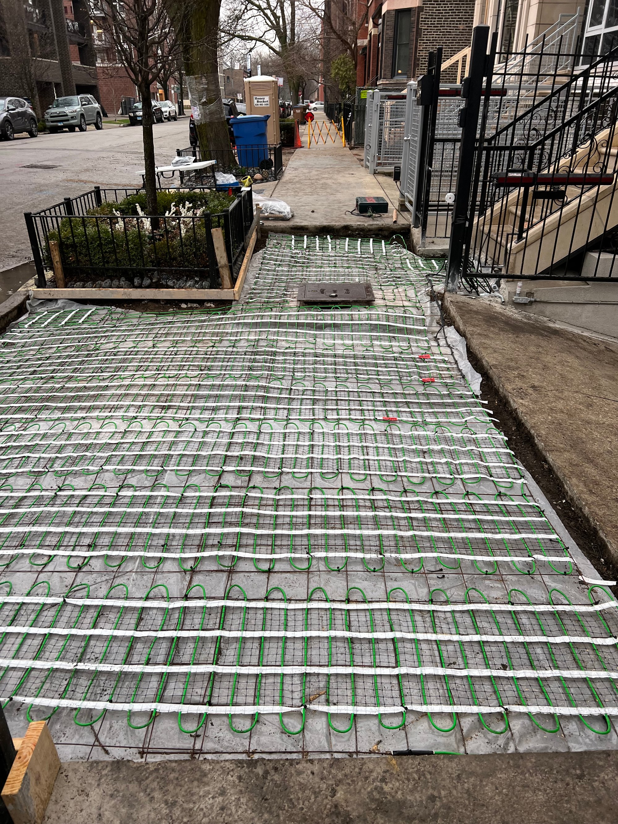 Urbane Home Heated Driveway Apron in Chicago (3)