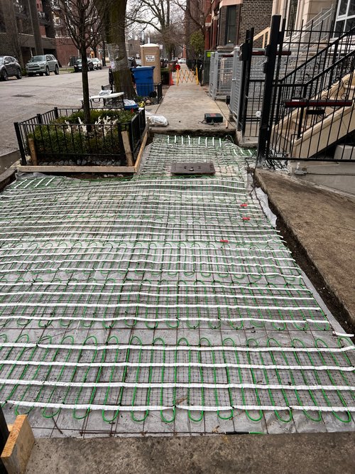Urbane Home Heated Driveway Apron in Chicago (3)
