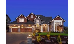 bedroom over garage in a house